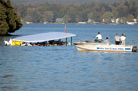 Ethan Allen tour boat on Lake George