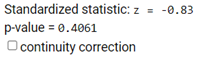 Theory-Based Inference applet with continuity correction option